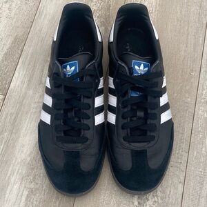 Adidas Black and White Classic Sneakers Samba Men 10
